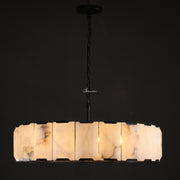 JC Aubrey Calcite Round Chandelier 60"