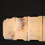 JC Aubrey Calcite Round Chandelier 43"