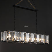 JC Aubrey  Crystal Rectangular Chandelier 42", 54"