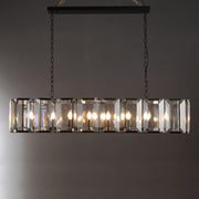 JC Aubrey  Crystal Rectangular Chandelier 42", 54"