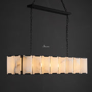 JC Aubrey Calcite Rectangular Chandelier 54"