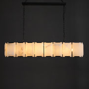 JC Aubrey Calcite Rectangular Chandelier 54"