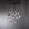 JC Raindrops Round Chandelier 47"