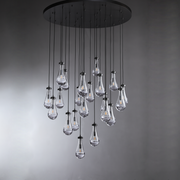 JC Raindrops Round Chandelier