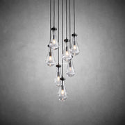 JC Raindrops Round Chandelier