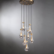 JC Raindrops Round Chandelier