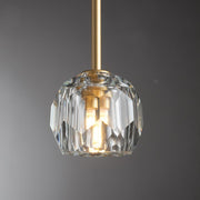 JC Seaver Crystal Kitchen Island Pendant Light Rod