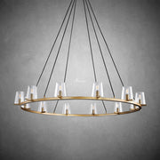 JC Kusea Glass Round Chandelier 36", 48", 60"