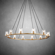 JC Kusea Glass Round Chandelier 36", 48", 60"