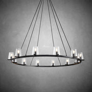 JC Kusea Glass Round Chandelier 36", 48", 60"