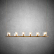 Paricia Glass Linear Chandelier 49", 60"