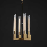 JC Prismatic Candlestick Series Glass Pendant