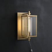 Sylvia Modern Square Outdoor Wall Sconce 23″