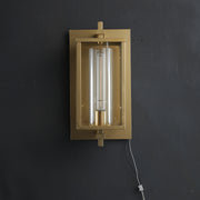 Sylvia Modern Square Outdoor Wall Sconce 23″