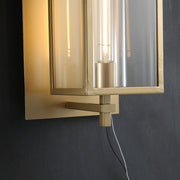 Sylvia Modern Square Outdoor Wall Sconce 23″