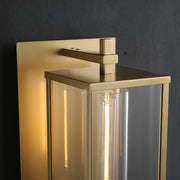 Sylvia Modern Square Outdoor Wall Sconce 23″