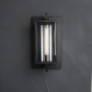 Sylvia Modern Square Outdoor Wall Sconce 23″