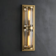 Sylvia Round Linear Outdoor Wall Sconce