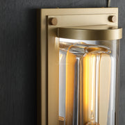 Sylvia Round Linear Outdoor Wall Sconce