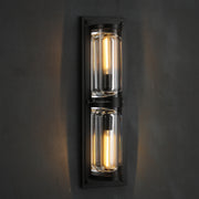 Sylvia Round Linear Outdoor Wall Sconce