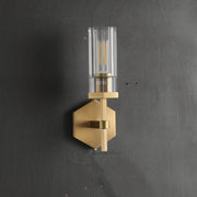 JC Lanchester Hexagonal Wall Sconce