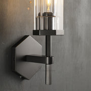 JC Lanchester Hexagonal Wall Sconce