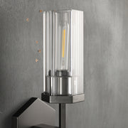 JC Lanchester Hexagonal Wall Sconce