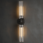 JC Lanchester Hexagonal Linear Wall Sconce