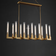 JC Prismatic Candlestick Series Glass Chandelier