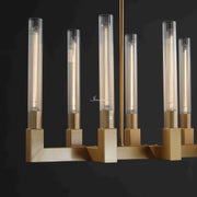 JC Prismatic Candlestick Series Glass Chandelier