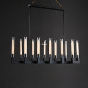 JC Prismatic Candlestick Series Glass Chandelier