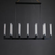 JC Prismatic Glass Linear Chandelier 55"