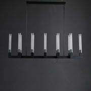 JC Prismatic Glass Linear Chandelier 55"