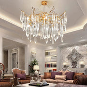 JC Icicle Crystal Luxury Chandelier