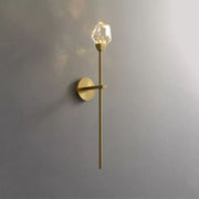 JC Angel Faceted Crystal Prisms Wall Sconce (Rod)