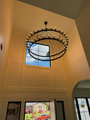 JC Camino Vintage Round Chandelier