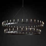 JC Camino Vintage Round Chandelier