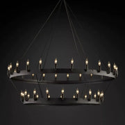 JC Camino Vintage Candelabra 2-Tier Chandelier