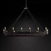 JC Camino Vintage Candelabra Rectangular Chandelier