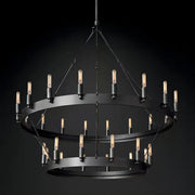 JC Camino Vintage Filament 2-Tier Chandelier