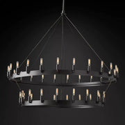 JC Camino Vintage Filament 2-Tier Chandelier