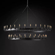 JC Camino Vintage Filament 2-Tier Chandelier