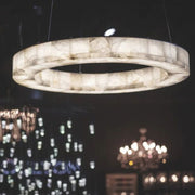 Karen Calcite Ring Chandelier 30"39" - jchandelier