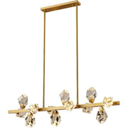 JC Kayamanti Crystal Linear Chandelier