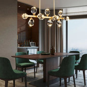 JC Kayamanti Crystal Linear Chandelier