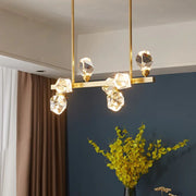 JC Kayamanti Crystal Linear Chandelier