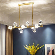 JC Kayamanti Crystal Linear Chandelier