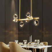 JC Kayamanti Crystal Linear Chandelier