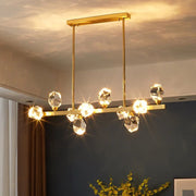 JC Kayamanti Crystal Linear Chandelier