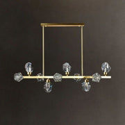 JC Kayamanti Crystal Linear Chandelier